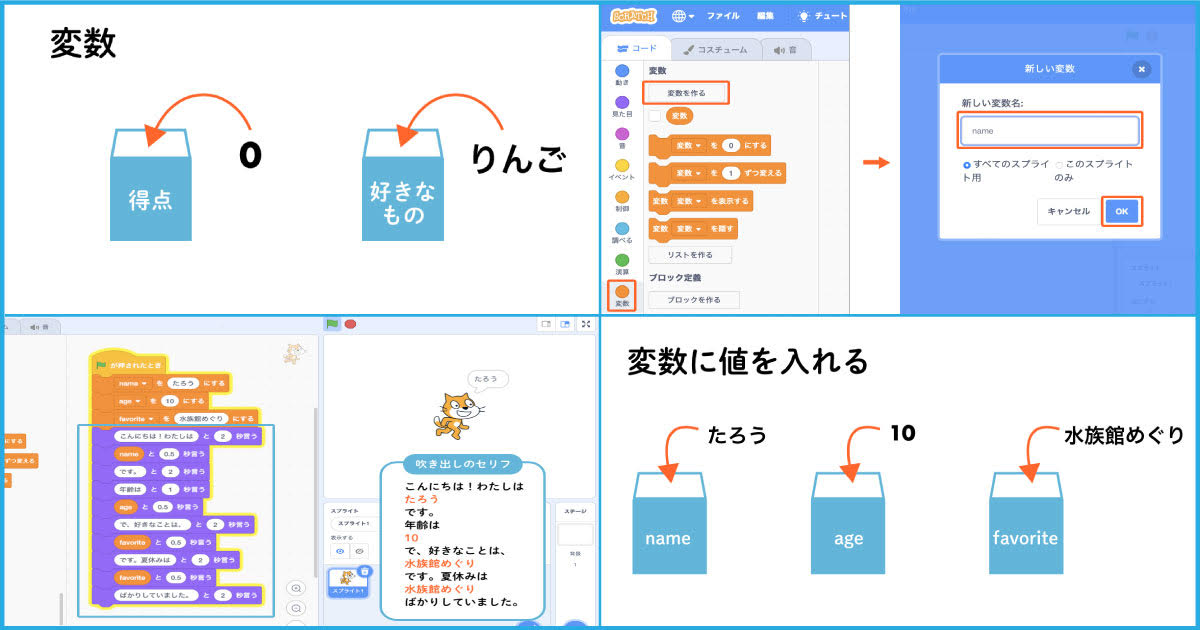 プログラミングの基本をScratchでおさらいしよう（変数編①）【どれ使う？プログラミング教育ツール】 - こどもとIT