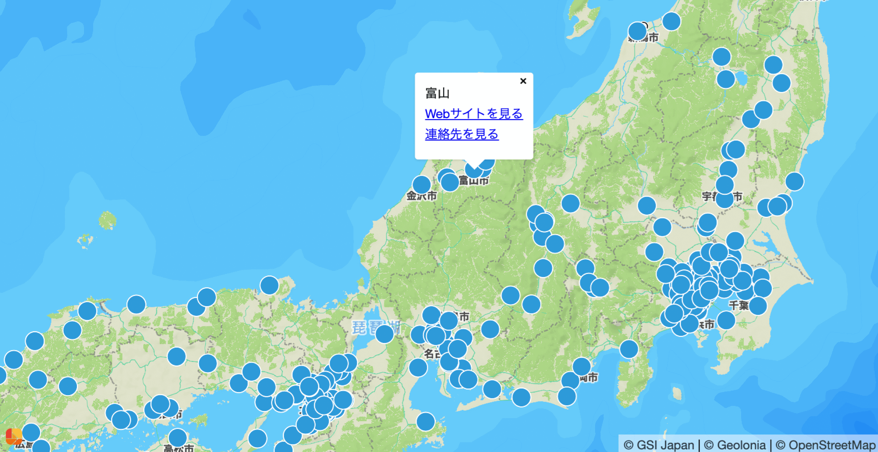 非営利のプログラミング道場「CoderDojo」を地図上で表示する「DojoMap」提供開始 Geoloniaが提供する「Geolonia ...