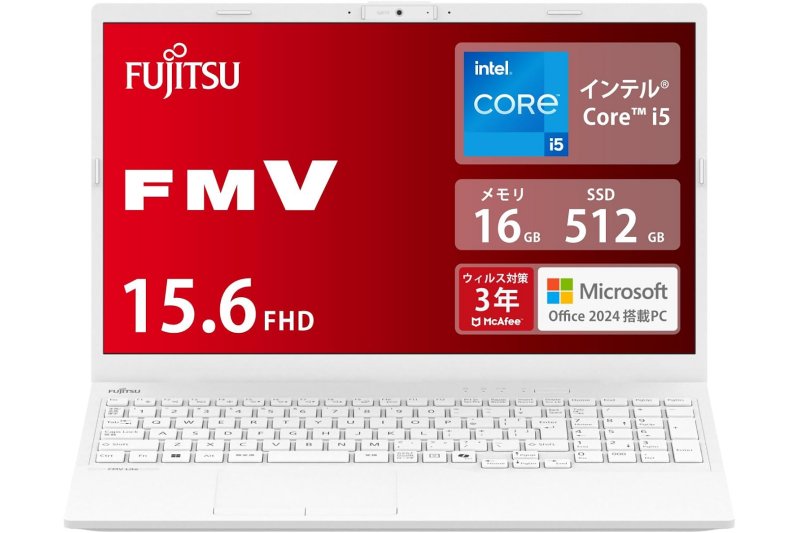 お買い得❤️富士通ホワイトノートパソコン❤️ネットや事務に❤️Windows11 富士通FMVパソコン | おすすめ目玉品パソコン商品・価格一覧