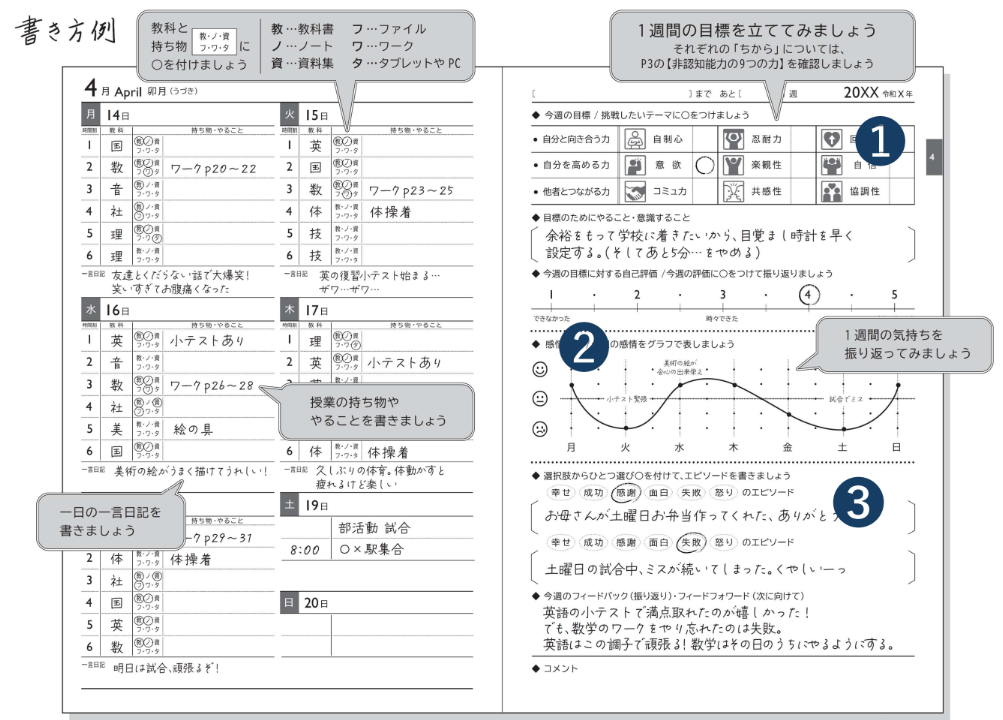 llica 非売品 メモリカ 手帳 パーソナルデータ 約8割が非認知能力の向上を実感、中学生向け手帳『NOLTYスコラ ライズ