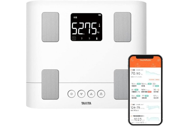 ActiveSlender+新品パッド3組+新品体組成計 タニタの体重計・体組成計がAmazonでセール中、スマホ連動モデルも