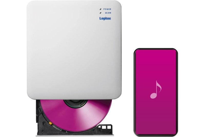 音楽CDの楽曲をPCなしでスマホに直接取り込み！ロジテック製CD